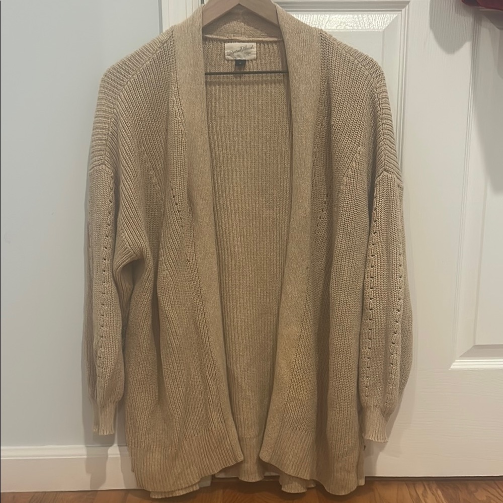 Universal Thread Women's Tan Cardigan Sweater